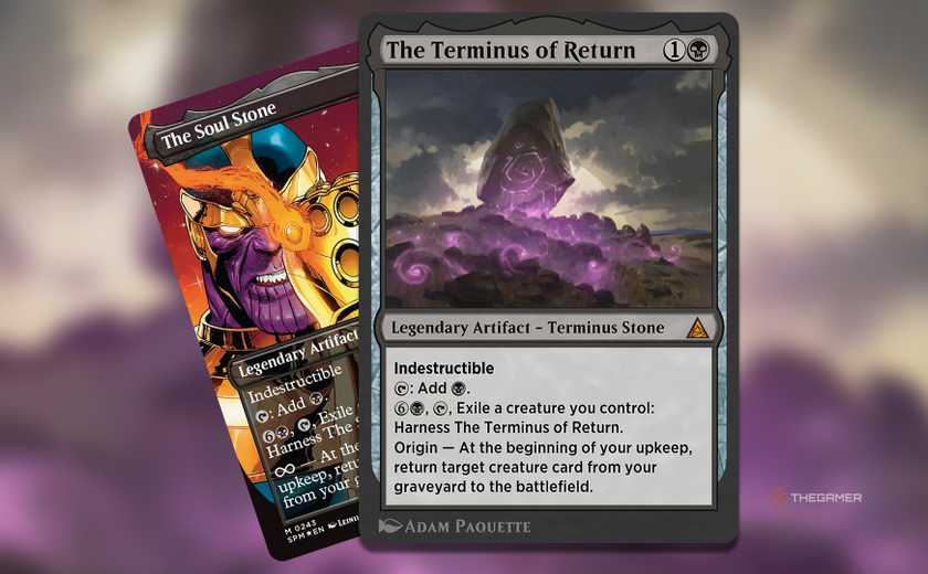 The Terminus of Return and Soul Stone in MTG.